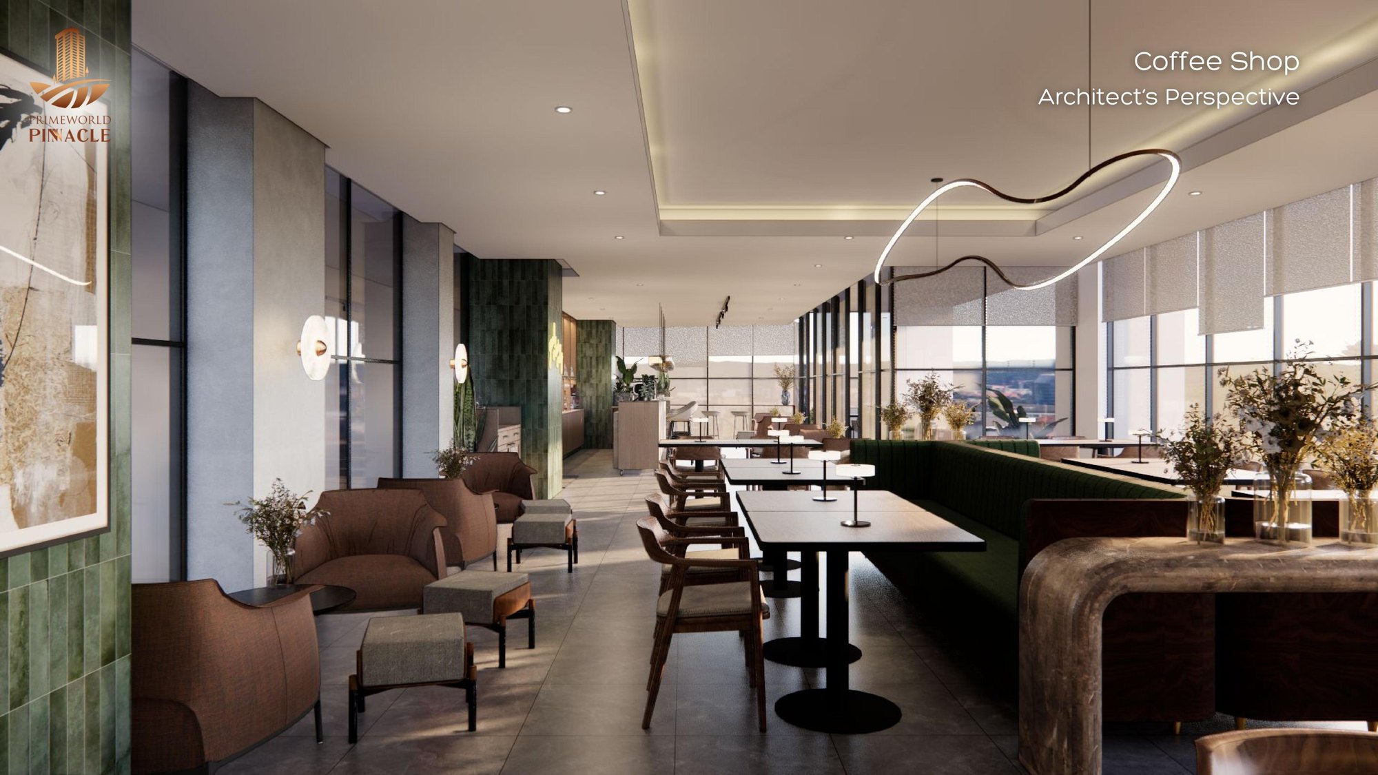 Coffee shop — architect's perspective
